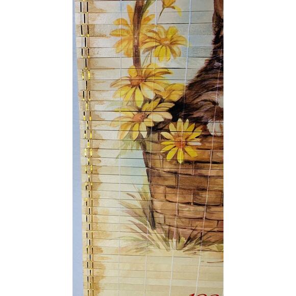 Bamboo Calendar 1988-89 Vintage Hummel Children Kitten 12.5" x 33" Double Sided - Picture 11 of 12